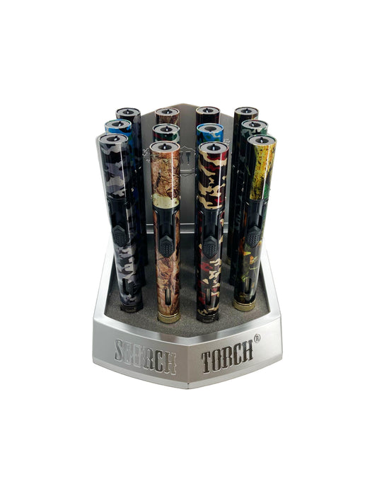 SCORCH PREMIUM CAMO PENCIL W/ CLIP DISPLAY (12CT)