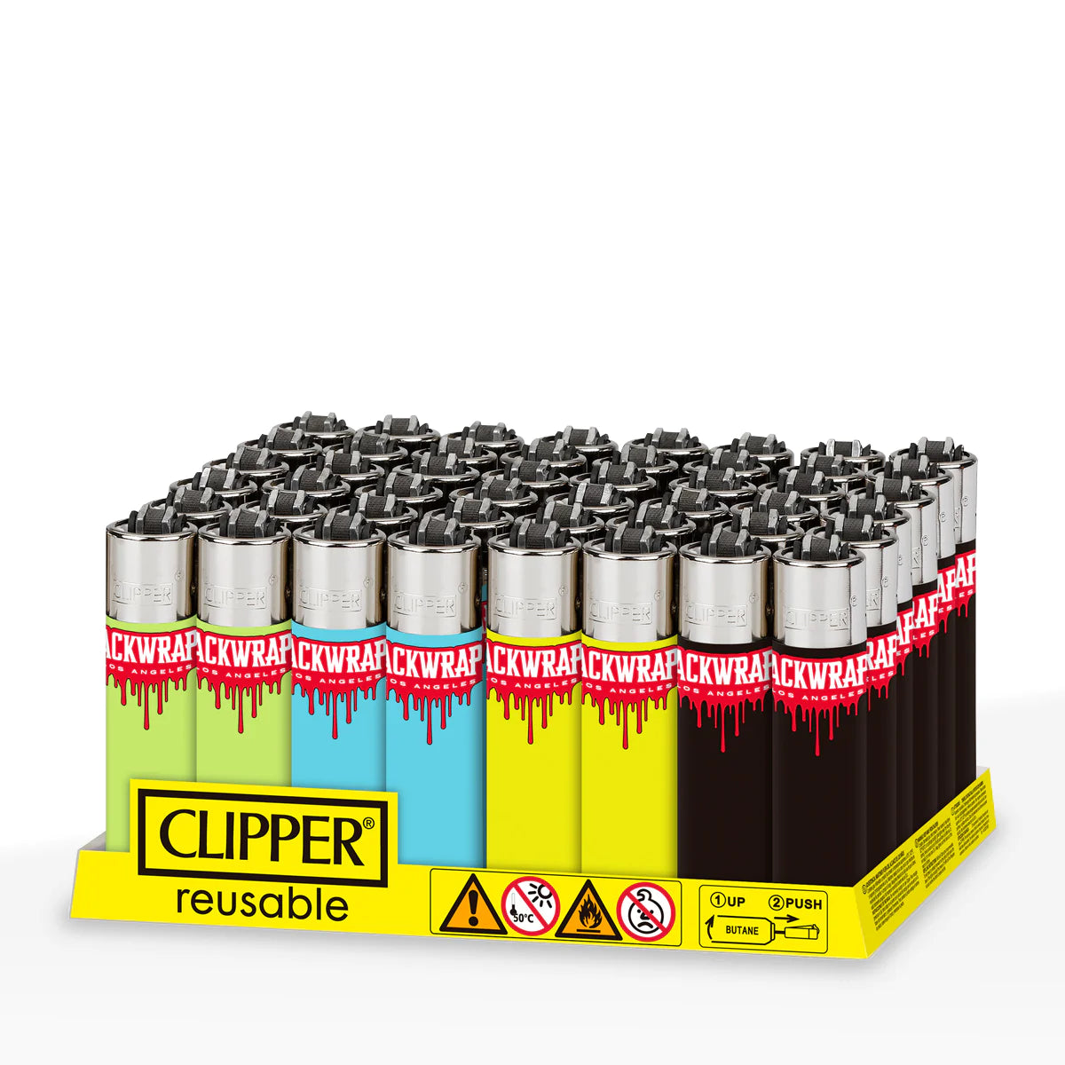 CLIPPER LIGHTER PACKWRAPS SOLID (48CT)