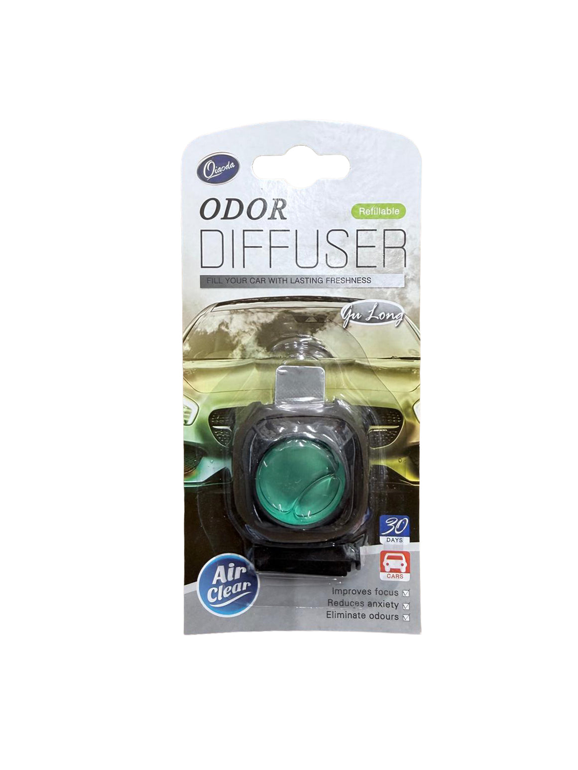 QIAODA CAR AIR FRESHENER W/CLIP 5ML (1CT)