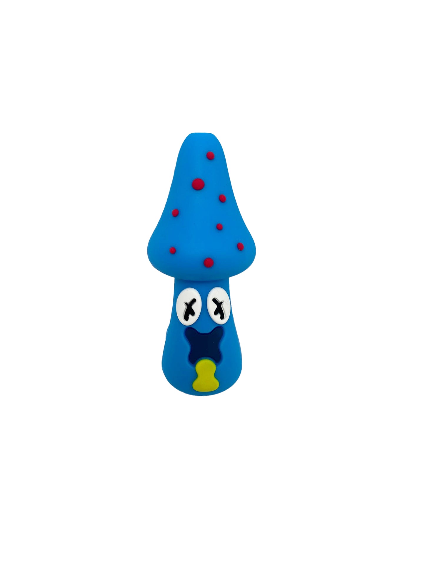 3" MUSHROOM SILICONE HAND PIPE ASSORTED (1CT)