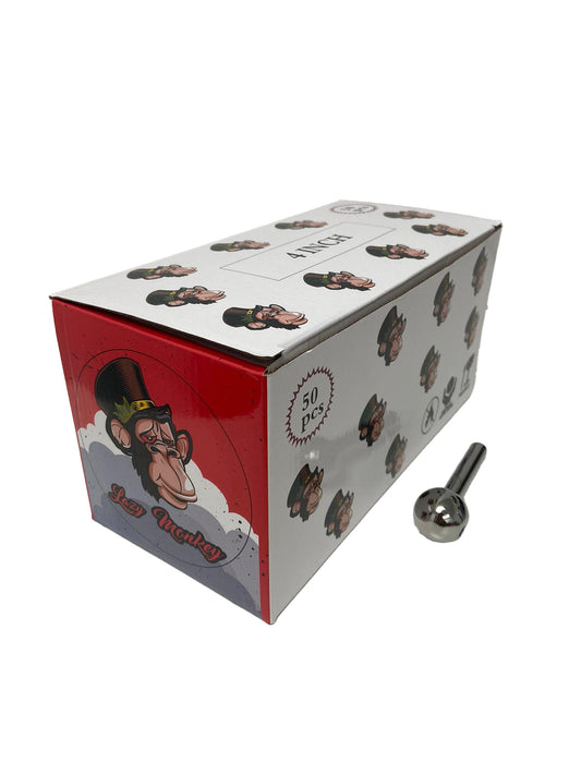 4" Oil Silver Bubble (50ct)