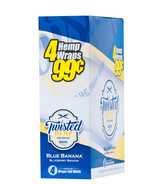 TWISTED HEMP 4/15PK BLUE BANANA (1CT)