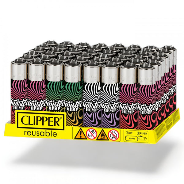 CLIPPER LIGHTER TWISTED HEMP SWIRL (48CT)