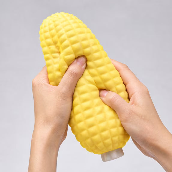 LARGE CORN ON THE COB SQUISHY TOY