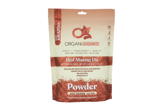 ORGANI KRATOM POWDER 250G RED MAENG DA (1CT)