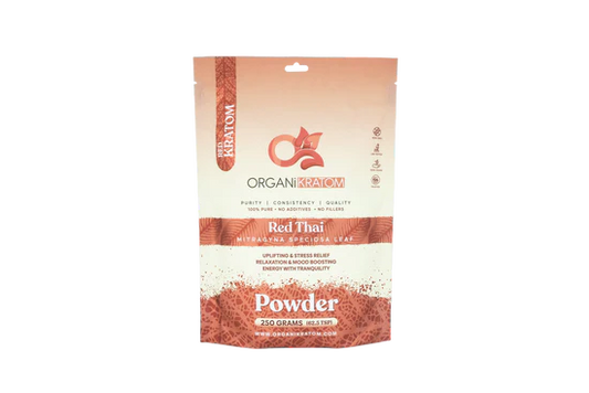 ORGANI KRATOM POWDER 250G RED THAI (1CT)