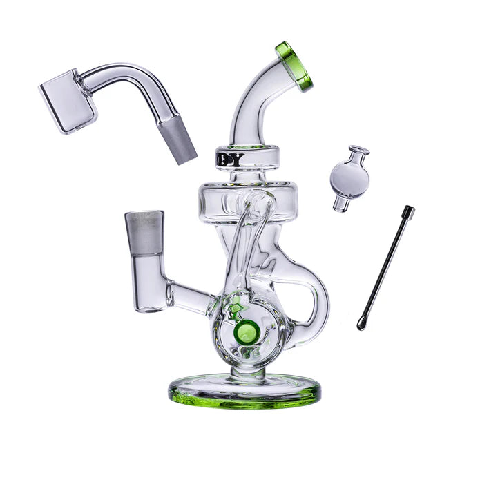 GOODY GLASS DRUMMER BOY MINI DAB RIG 4 PIECE KIT (1CT)