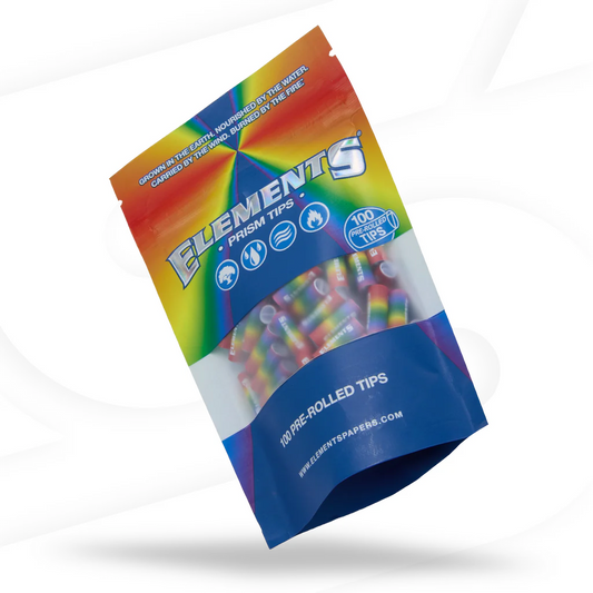 ELEMENTS PRE-ROLLED PRISM TIPS 100PK (1CT)