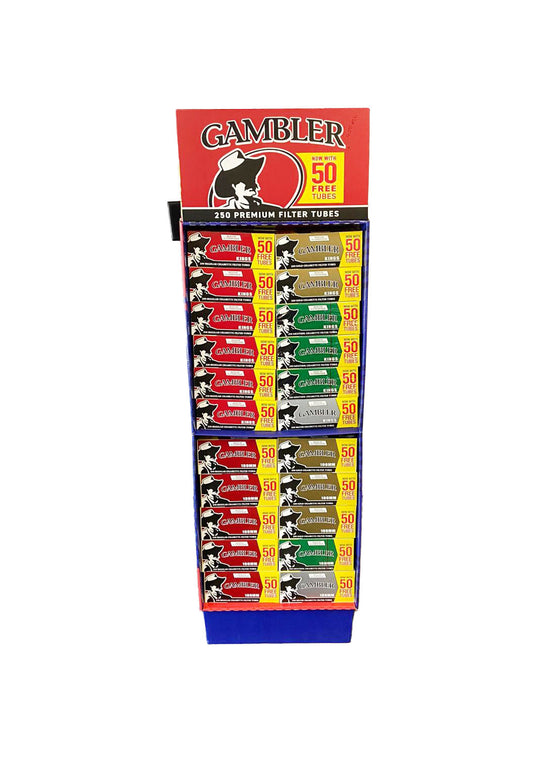 GAMBLER 250 MIX TUBES FLOOR DISPLAY (72CT)