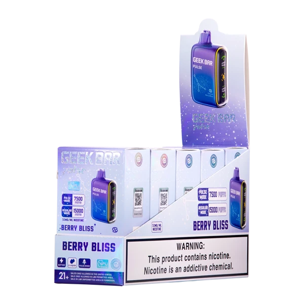 GEEK BAR PULSE 2 VAPE 25K PUFFS 5PK BERRY BLISS