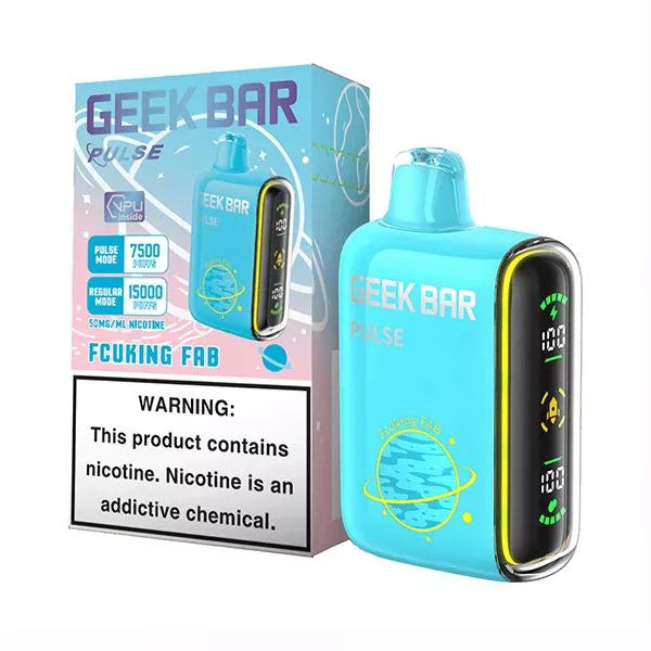GEEK BAR PULSE 2 VAPE 25K PUFFS 5PK FCUKING FAB