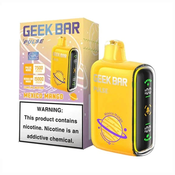 GEEK BAR PULSE 2 VAPE 25K PUFFS 5PK MEXICO MANGO