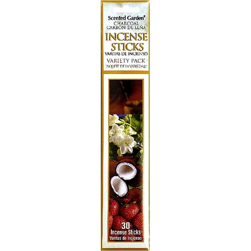 SCENTED GARDEN STICKS VARIETY PACK 30PK (6CT)