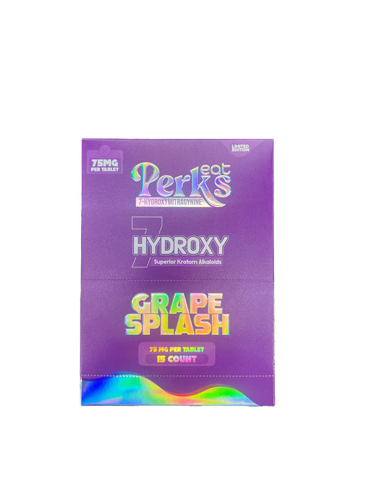 EAT PERKS 7OH 1PK/75MG TABLET GRAPE (15CT)