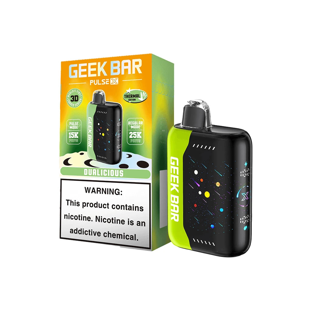 GEEK BAR PULSE X DISPOSABLE VAPE 25K PUFFS- 5PK DUALICIOUS – Warehouse ...