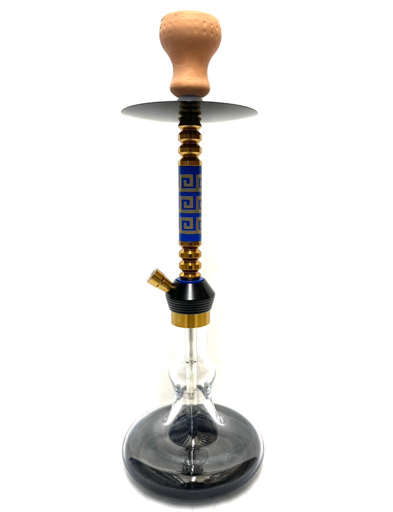 24" PREMIUM ALUMINUM HOOKAH SET (1CT)