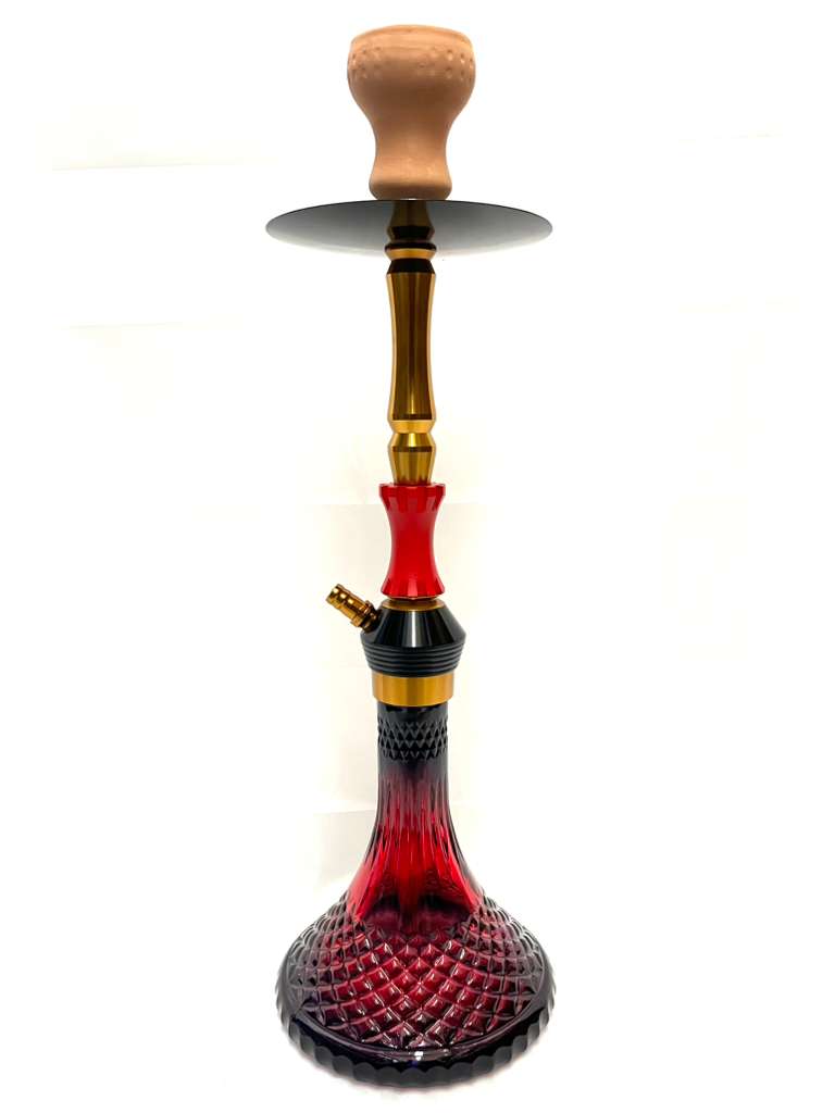 24" PREMIUM ALUMINUM HOOKAH SET (1CT)