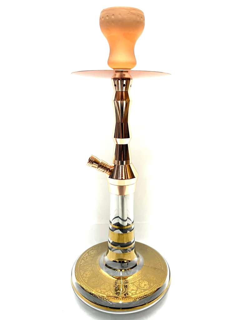 24" PREMIUM ALUMINUM HOOKAH SET (1CT)