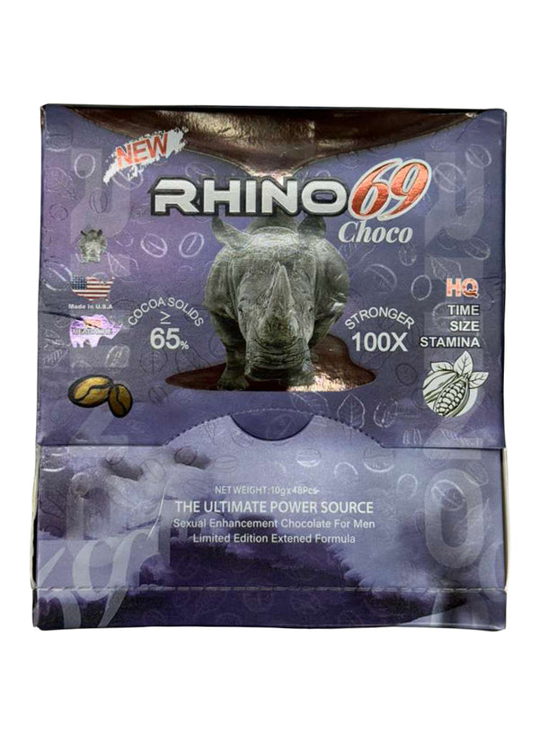 RHINO 69 ENHANCEMENT CHOCO (48ct)