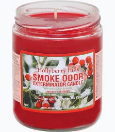 SMOKE ODODR ELIMINATOR HOLLYBERRY HILLS 13oz CANDLE (1 CT)