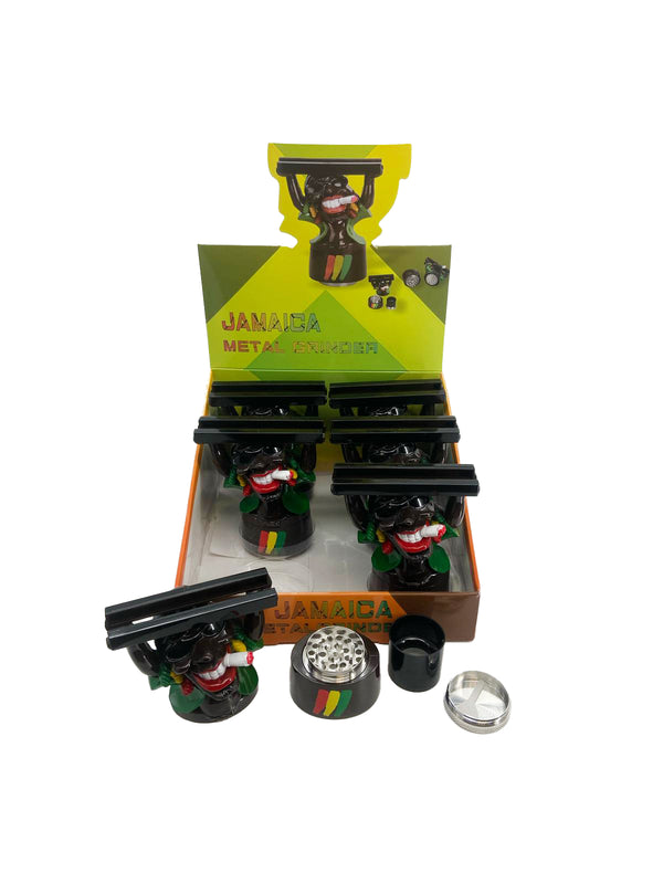 102MM 4 PART ZINC GRINDER (6CT)