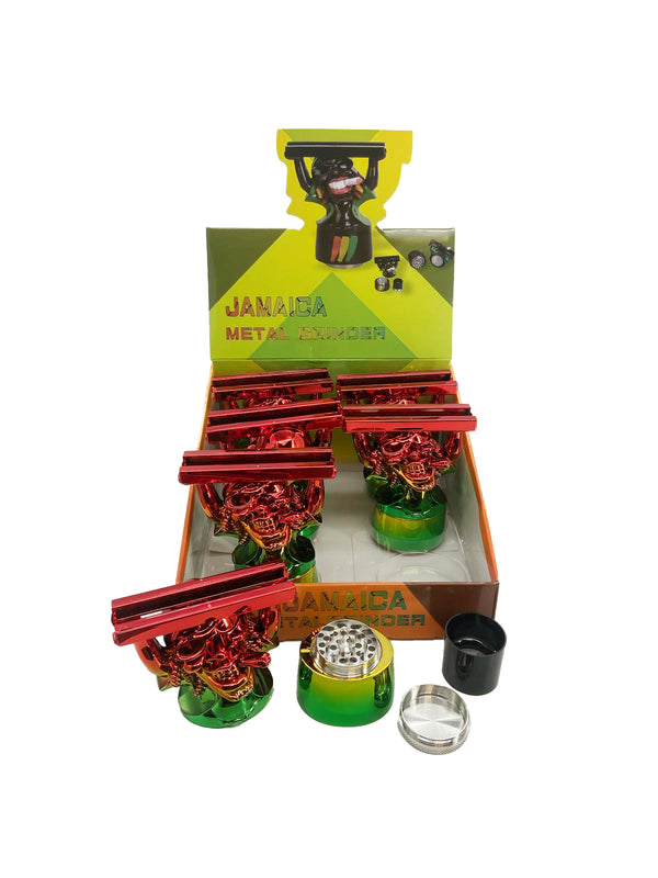 102MM 4 PART ZINC GRINDER (6CT)