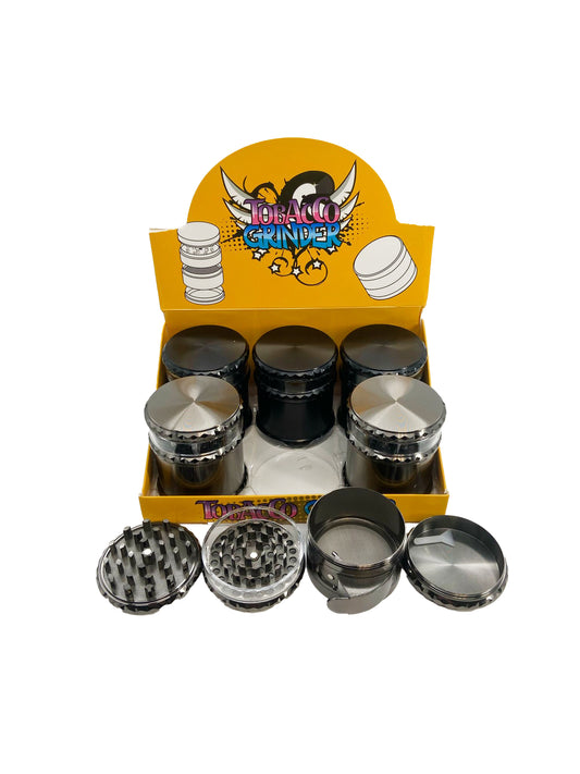 67MM 4 PART ZINC GRINDER  (6CT)