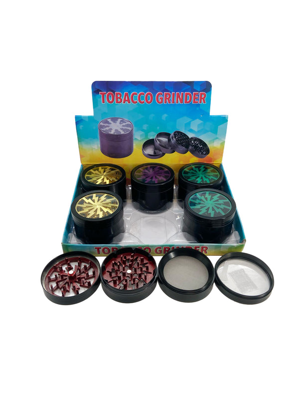 63MM 4 PART ZINC GRINDER  (6CT)