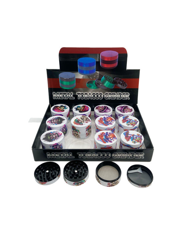 50MM 4 PART ZINC GRINDER (12CT)