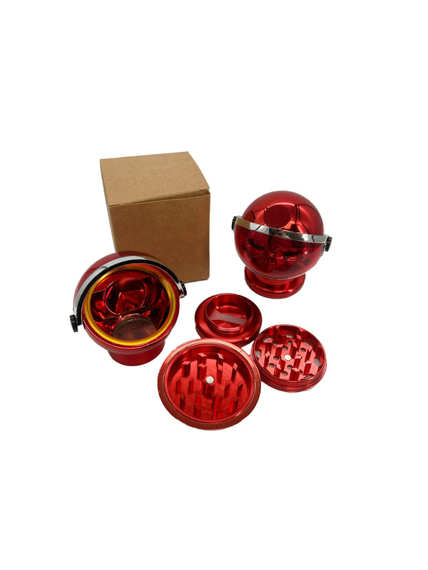 75MM PLASTIC + ALUMINUM HERB GRINDER (1CT)