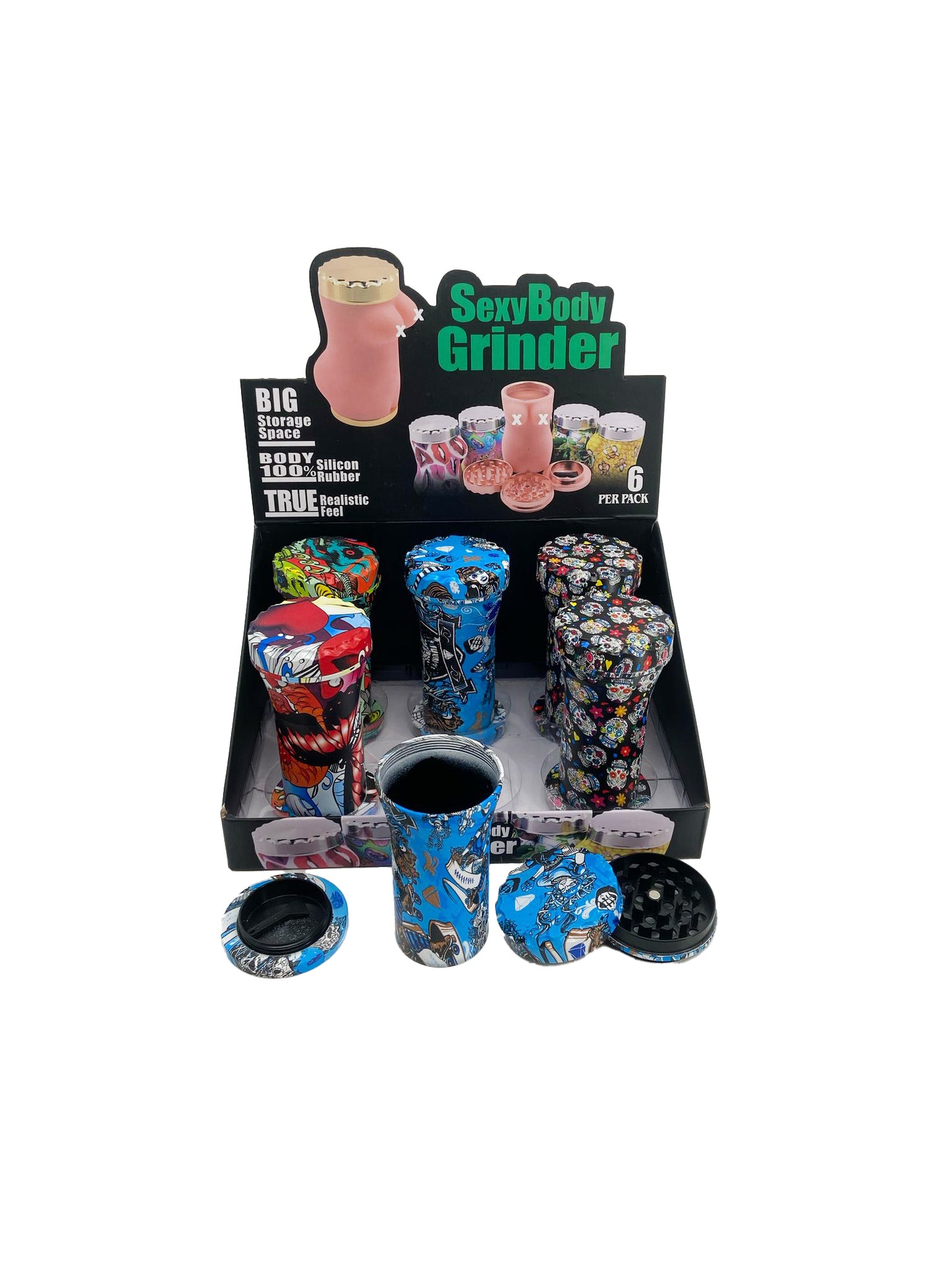 58MM ZINC GRINDER (6CT)