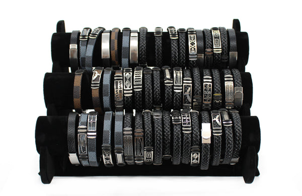 BRACELET JEWELRY DISPLAY BLK (50CT)