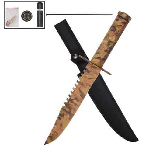SNAKE EYE 15" TACTICAL SURVIVAL KNIFE ASSORTED STYLES
