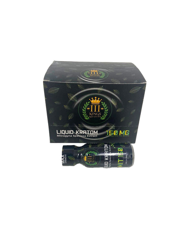 3 Kings Premium Kratom Extract Black Gold MIT 150 Shot (12ct)