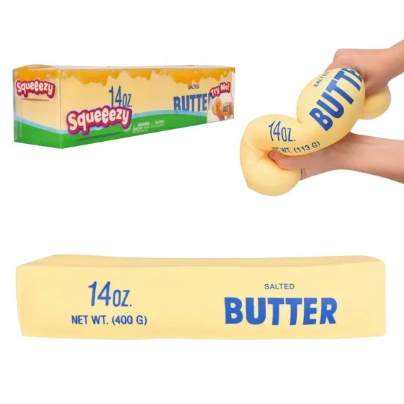 LARGE BUTTER SQUISHY TOY
