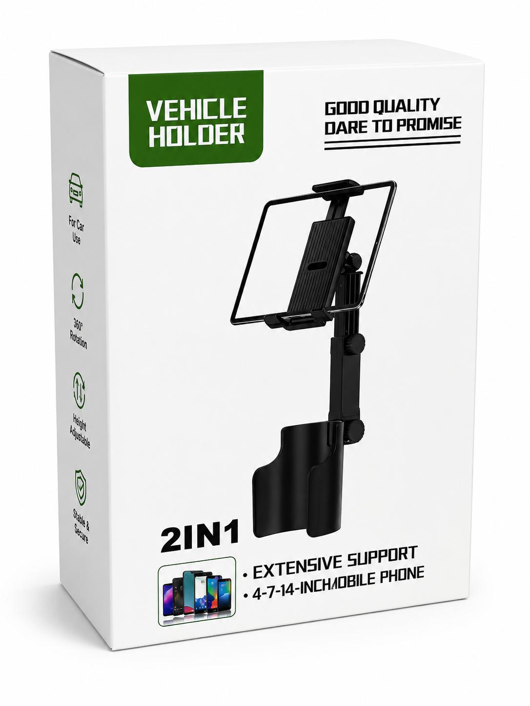 CUPHOLDER CAR PHONE MOUNT (1CT)