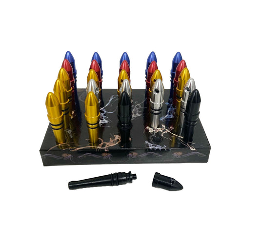 MISSILE #4 STYLE METAL PIPE ASSORTED (25CT)