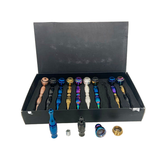METAL PIPE ASSORTED  (10CT)