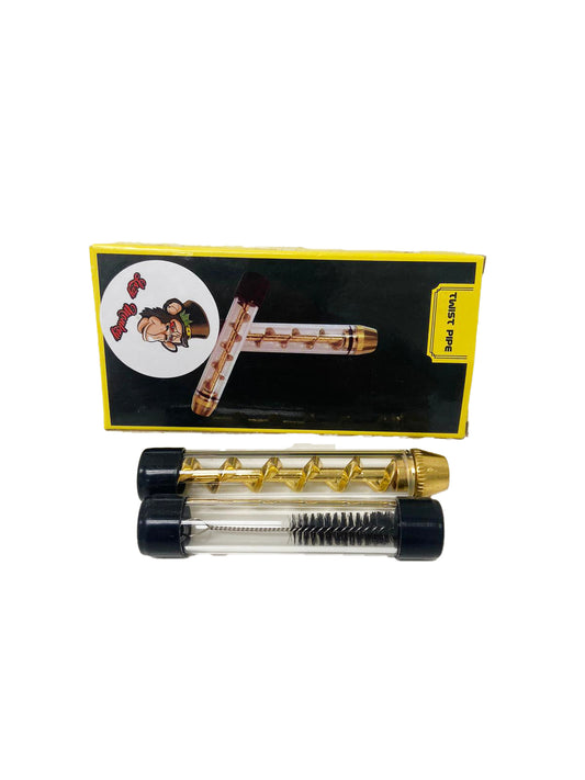 TWIST CHILLUM PIPE ASSORTED (CT)