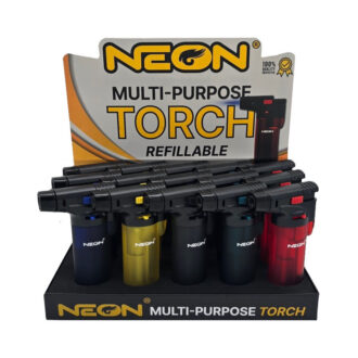 NEON MULTI-PURPOSE TORCH LIGHTER (15CT)