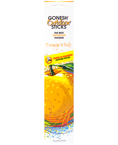 GONESH STICKS OUTDOOR ORANGE FLASH 20PK (4CT)