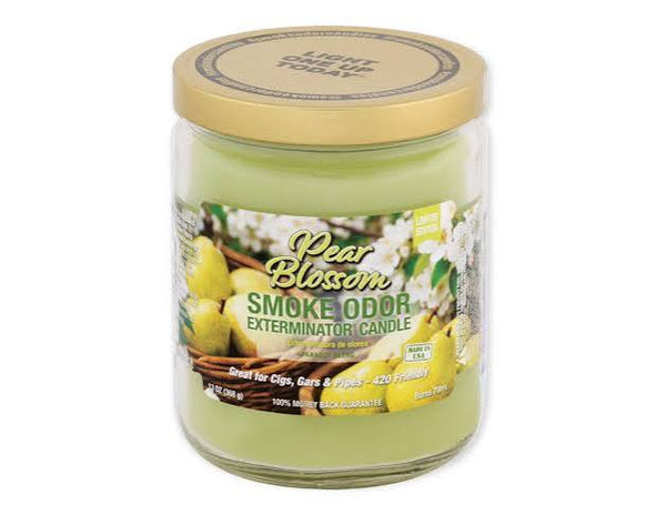 SMOKE ODODR ELIMINATOR PEAR BLOSSOM 13oz CANDLE (1 CT)