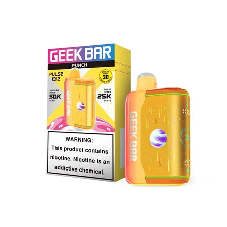 GEEK BAR PULSE X2 DISPOSABLE VAPE 50K PUFFS 5PK PUNCH