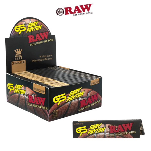 RAW BLACK ORGANIC HEMP KS SLIM X "GARY PAYTON" 50PK (1CT)