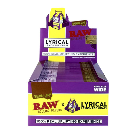 RAW LYRICAL LEMONADE GRAPE K/S WIDE 50PK (1CT)