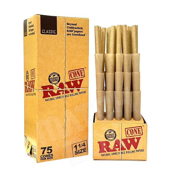 RAW CONE 1 1/4 CLASSIC 75 PK (1CT)