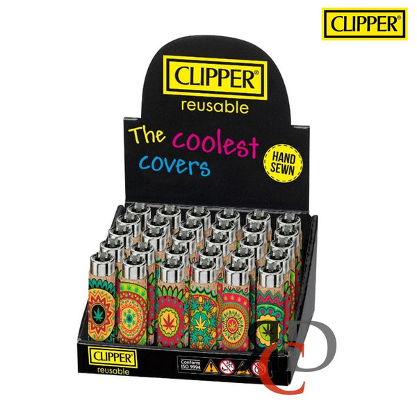 CLIPPER LIGHTER POP COVER CORK LEAVES (30CT)