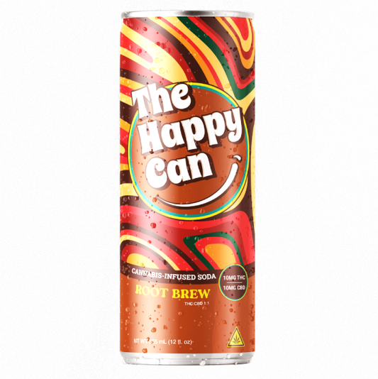 HAPPY CAN 10MG SODA ROOTBEER (4CT)