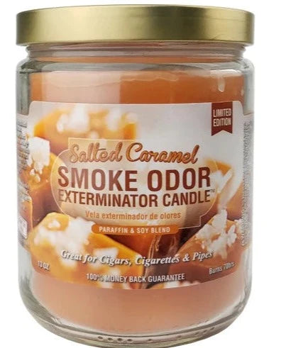 SMOKE ODOR ELIMINATOR SALTED CARAMEL 13oz CANDLE (1CT)