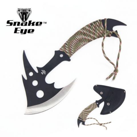 9.5" SNAKE EYE THROWING AXE (1CT)